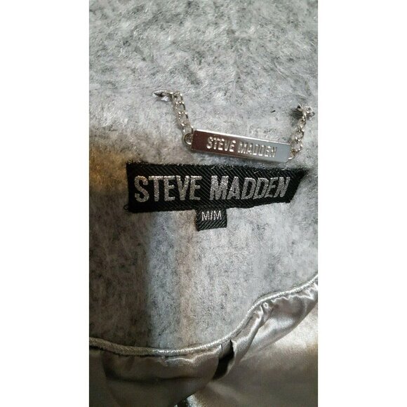 Steve Madden Womens Fall Wool Blend MIDI Coat Med Retail $200 - Picture 5 of 9